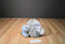 Animal Adventure Gray Bunny 2016 Plush with Blue Flower Ears and Feet