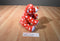Ty Pluffies Dreamly Red Bear With White Hearts 2011 Beanbag Plush