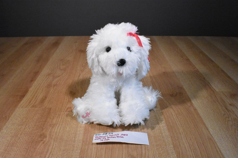 Victoria's Secret Molly Bichon Maltese White Dog 2004 Beanbag Plush