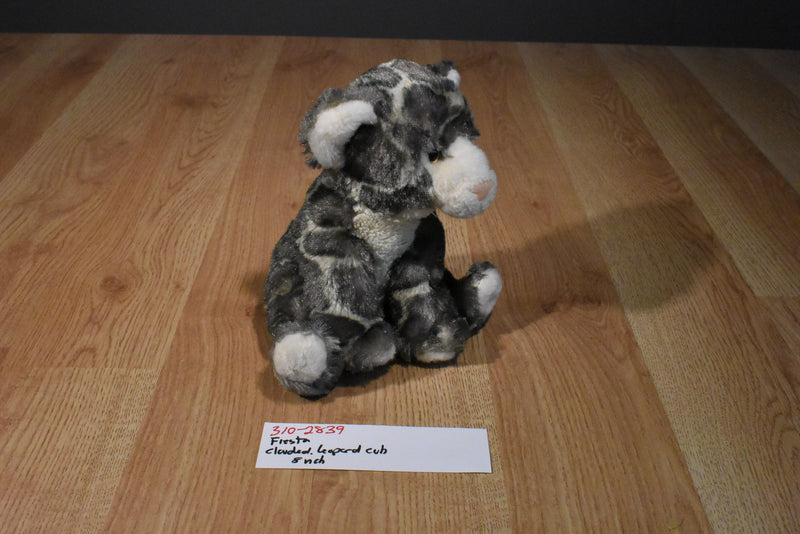 Fiesta Clouded Leopard Cub Beanbag Plush with Yellow Eyes