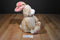 Animal Adventure Tan Bunny Rabbit 2016 Plush with Pink Flower Ears and Feet