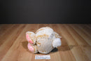 Animal Adventure Tan Bunny Rabbit 2016 Plush with Pink Flower Ears and Feet