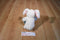 Hallmark White Bunny Rabbit with Zippered Egg Beanbag Plush