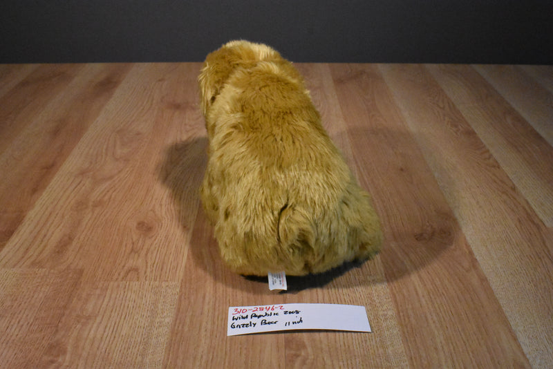 Wild Republic Beige Grizzly Bear 2008 Beanbag Plush