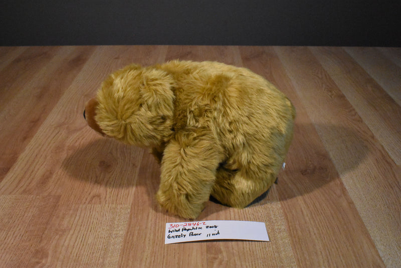 Wild Republic Beige Grizzly Bear 2008 Beanbag Plush