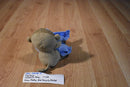 Carter's Child of Mine Brown Monkey With Blue Captain Adorable Airplane Security Blanket