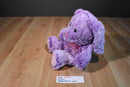 Hugfun Purple and Pink Bunny Rabbit Plush