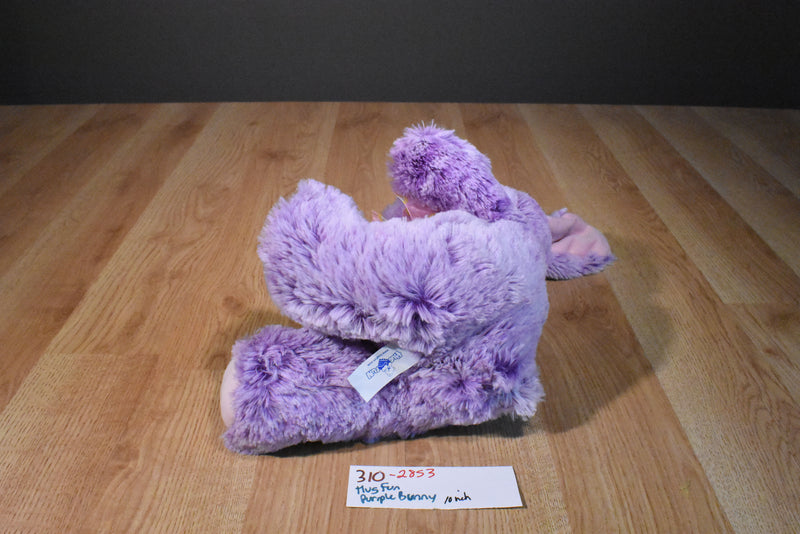 Hugfun Purple and Pink Bunny Rabbit Plush
