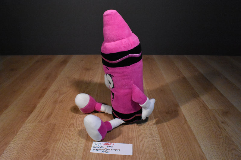 Crayola Jazzberry Jam Pink Crayon 2015 Beanbag Plush