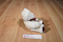 Russ Twinkles White and Red Sparkle Teddy Bear Beanbag Plush