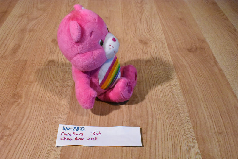 Just Play Care Bears Pink Cheer Bear 2015 Beanbag Plush