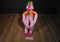 Novelty Inc. Pink Mohawk Monkey Hugging Monkey with Hook and Loop Hands