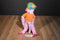 Novelty Inc. Pink Mohawk Monkey Hugging Monkey with Hook and Loop Hands
