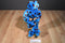 A Hugging Blue and Red Spotted Frog Plush