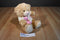 Keel Toys Baby Girl Beige Teddy Bear Beanbag Plush Pink Duck