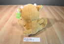 Kelly Toy Big Feet Brown and White Cow 2019 Plush
