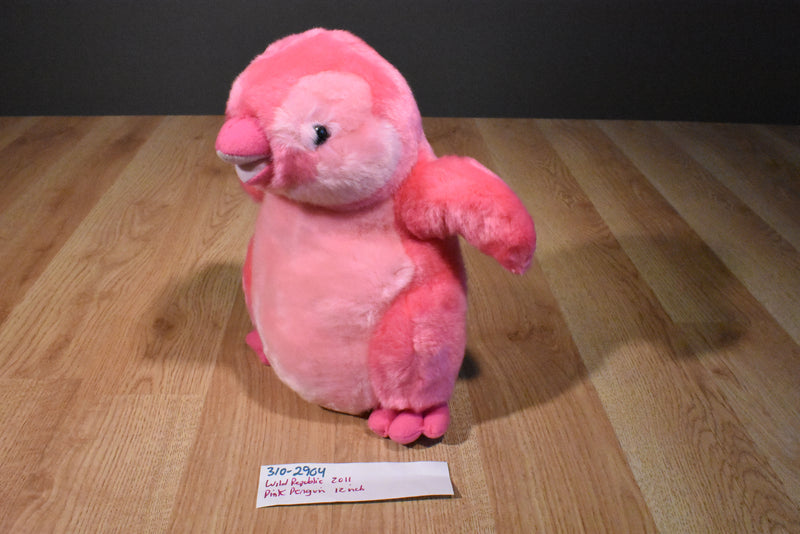 Wild Republic Pink Penguin 2011 Plush