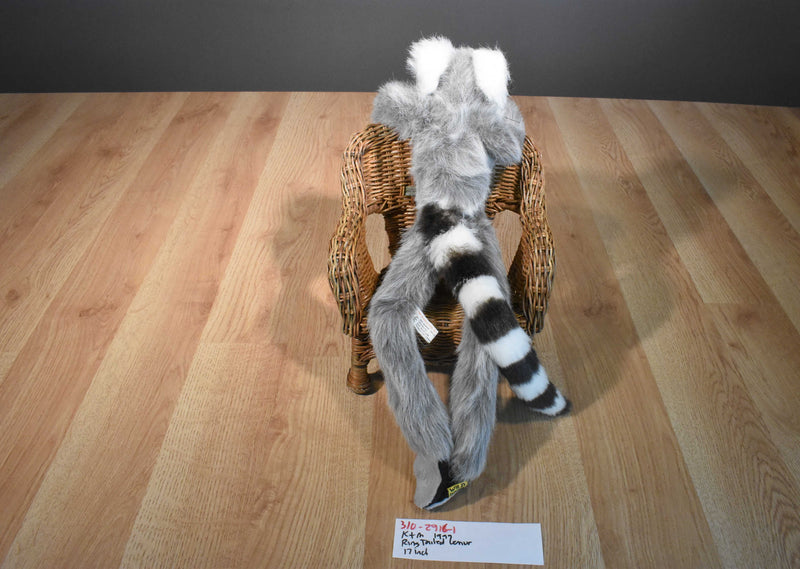 K&M Hanging Hugging Ring Tailed Lemur 1999 Plush