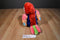 Aurora Petey the Red Parrot Macaw Plush Puppet
