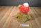 Jo-Ann J Bear Brown teddy Bear With Red Winter Hat 2018 Plush