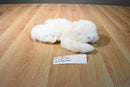 Ty Classic 1997 White Baby Paws Bear Beanbag Plush