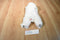 Ty Classic 1997 White Baby Paws Bear Beanbag Plush