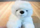 Ty Classic 1997 White Baby Paws Bear Beanbag Plush