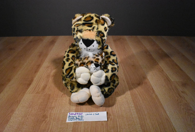 Beverly Hills Teddy Bear Company Leopard and Baby Plush
