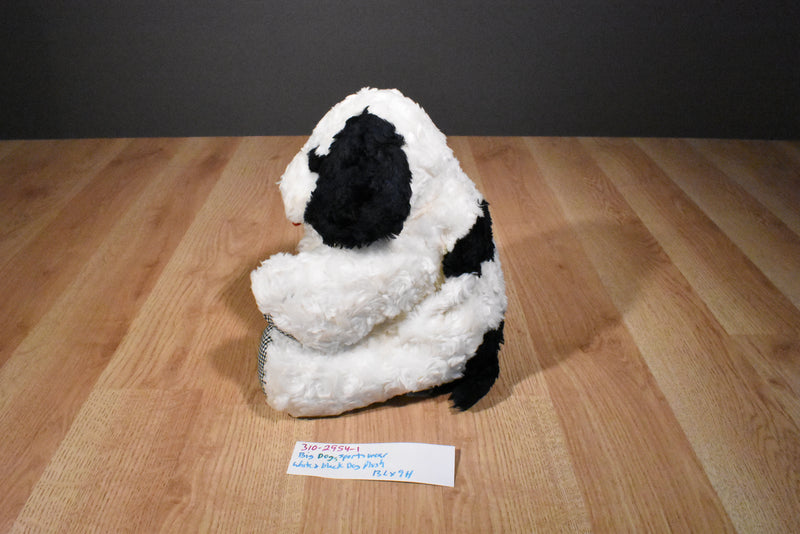 Big Dogs Sports Wear Black and White Saint Bernard Beanbag Plush
