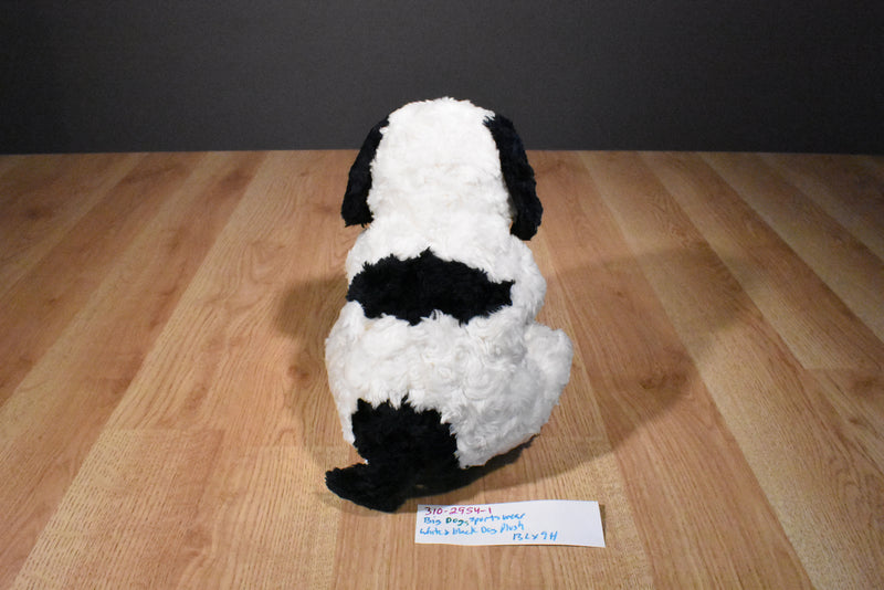 Big Dogs Sports Wear Black and White Saint Bernard Beanbag Plush