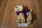 Poochie & Co. Yellow Lab Bag with Purple Sequin Body