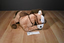 Hugfun Brown and White Horse Pony With Saddle Plush