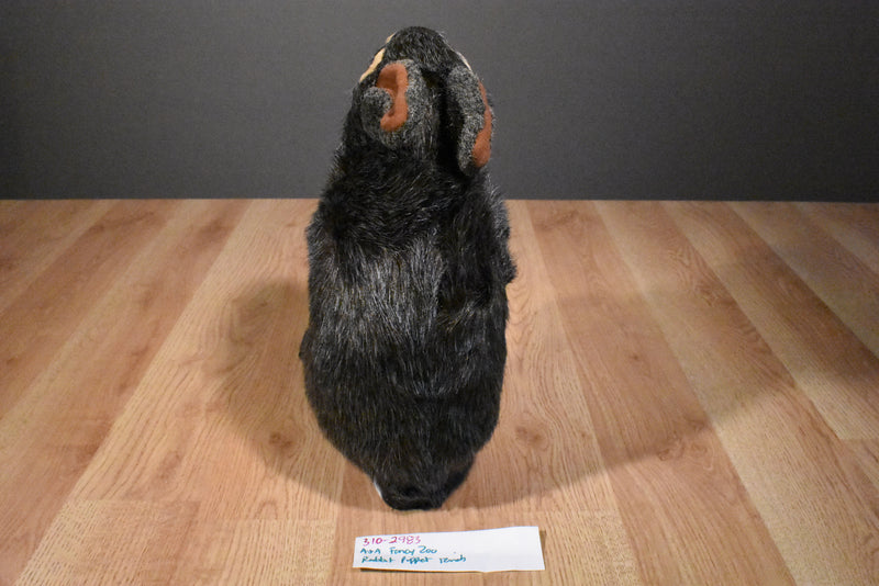 A&A Fancy Zoo Brown Bunny Rabbit Puppet