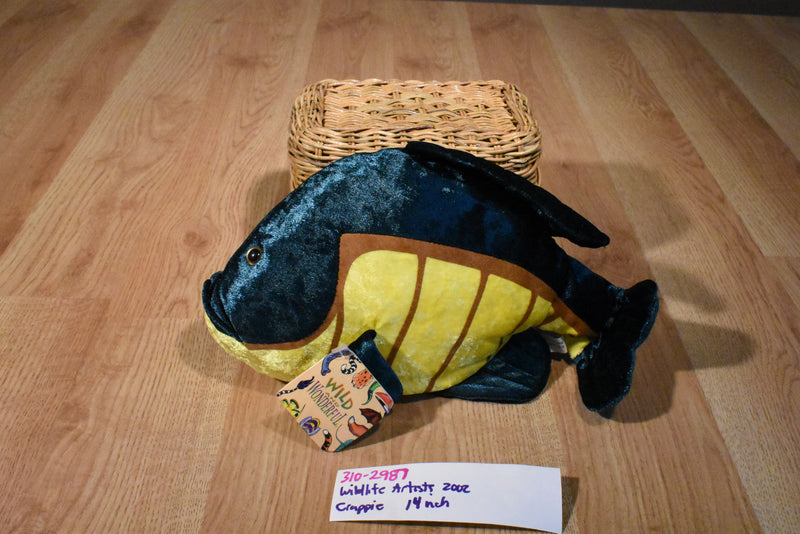 Wildlife Artists Wild Wonderful Crappie Fish 2002 Plush