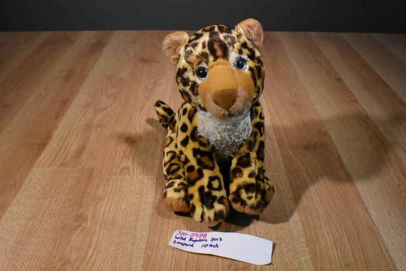 Wild Republic Leopard 2013 Beanbag Plush with Blue Eyes