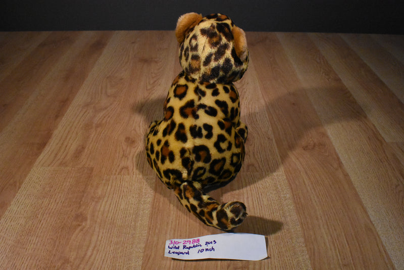 Wild Republic Leopard 2013 Beanbag Plush with Blue Eyes