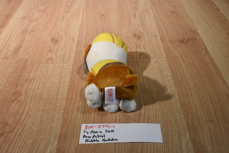 Ty Beanie Boos Paw Patrol Rubble the Bulldog 2019 Beanbag Plush