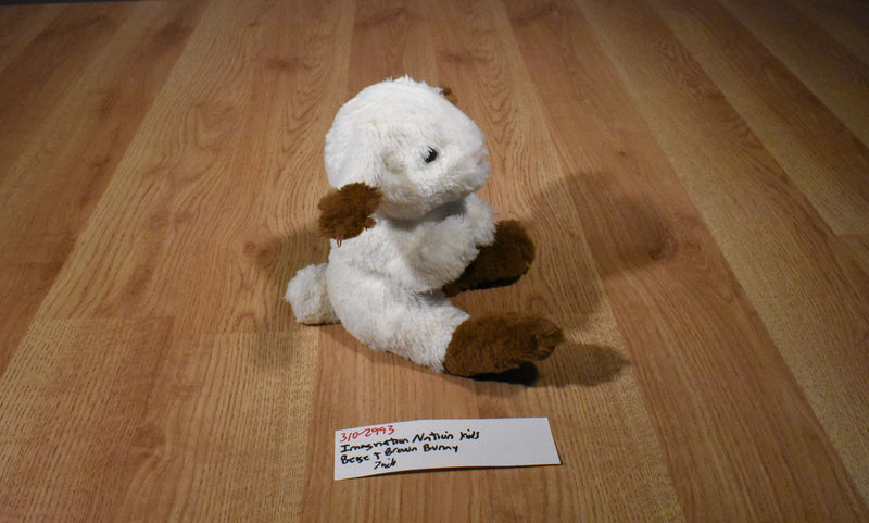 Imagination Nation Kids Beige and Brown Quiet Bunny 2009 Beanbag Plush