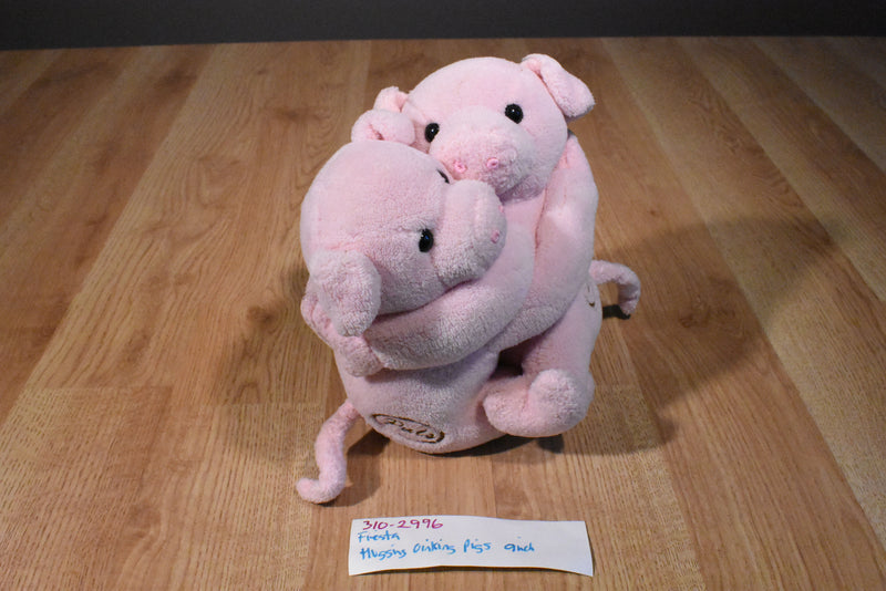 Fiesta Pals Hugging Oinking Pink Pigs Beanbag Plush