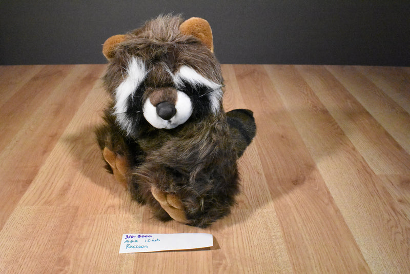 A&A  Brown Raccoon Plush