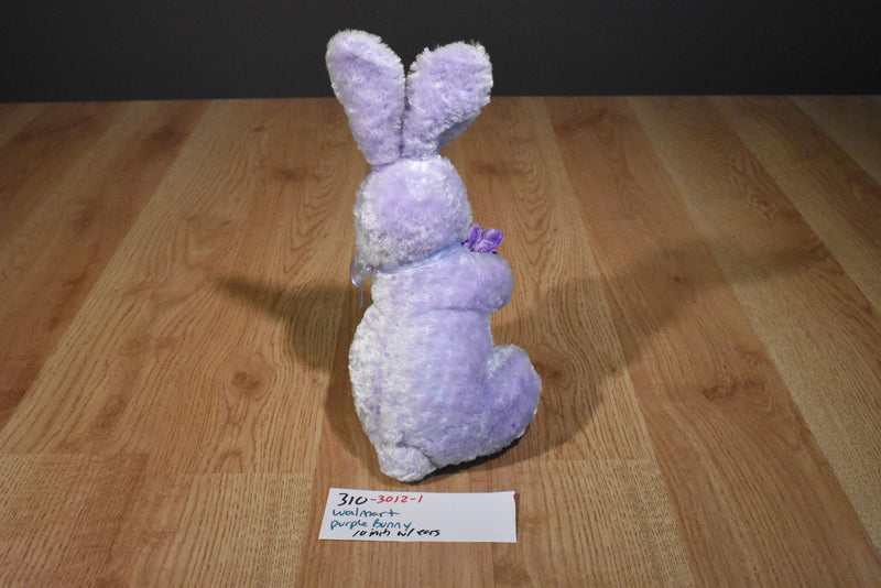 Wal-Mart Purple and White Bunny Rabbit Beanbag Plush