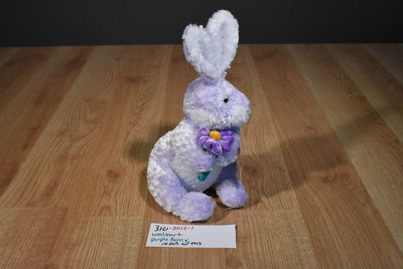 Wal-Mart Purple and White Bunny Rabbit Beanbag Plush