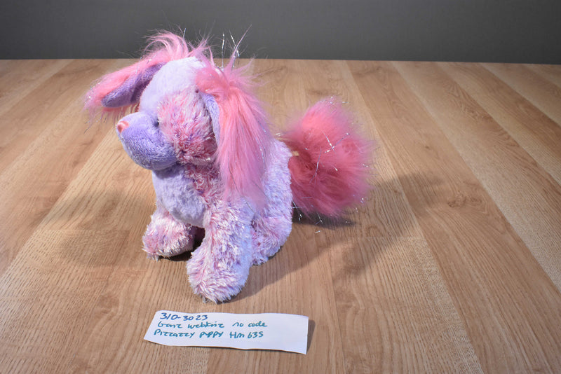 Ganz Webinz Pizzazzy Pink Puppy Hm635 Beanbag Plush No code