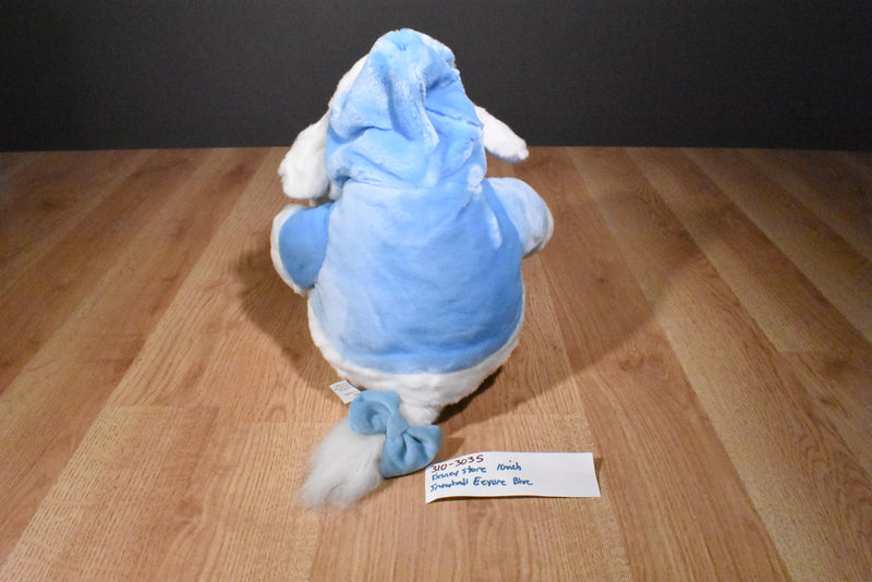 Disney Store Snowball Blue and White Eeyore Plush in Blue Jacket
