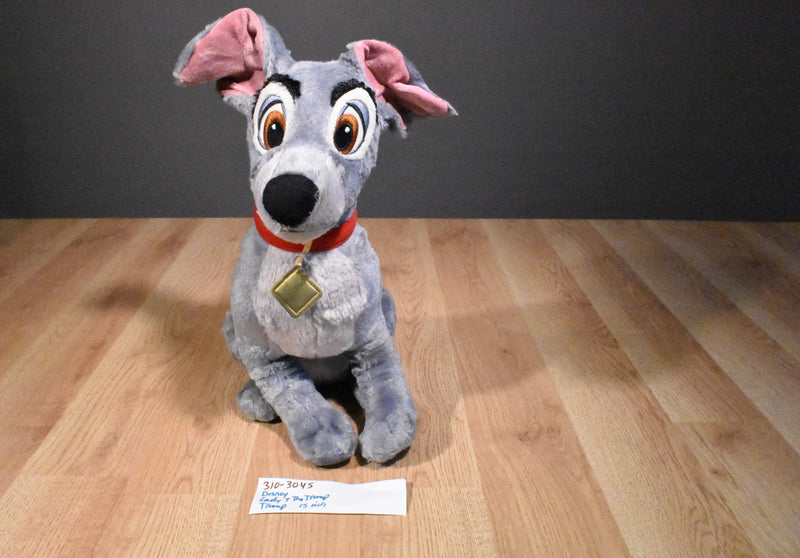 Disney Store Lady and The Tramp Tramp Beanbag Plush