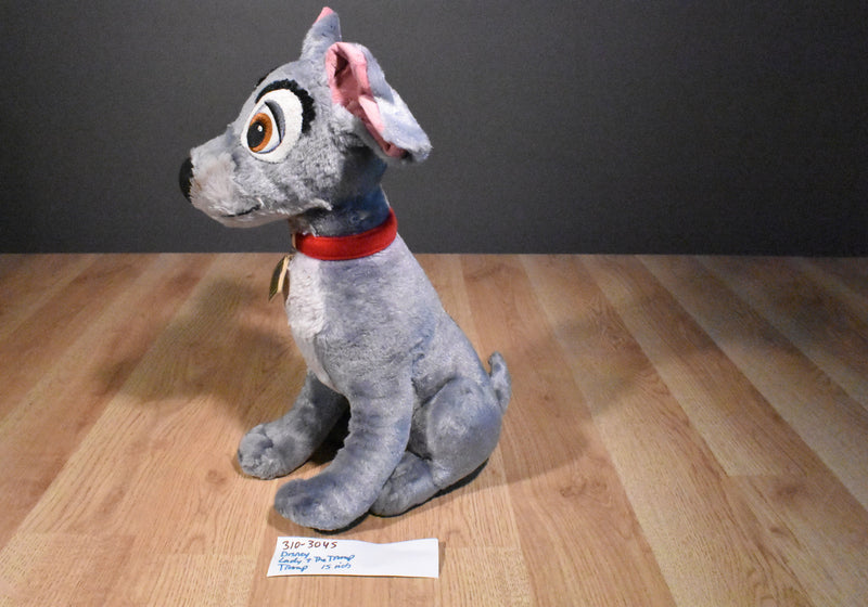 Disney Store Lady and The Tramp Tramp Beanbag Plush
