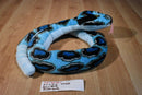 K & M Blue and Black Rattlesnake 1999 Plush with Rattle