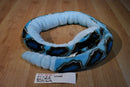 K & M Blue and Black Rattlesnake 1999 Plush with Rattle