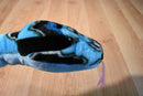 K & M Blue and Black Rattlesnake 1999 Plush with Rattle