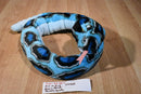 K & M Blue and Black Rattlesnake 1999 Plush with Rattle